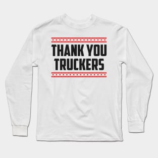 Thank You Canada Truckers Long Sleeve T-Shirt